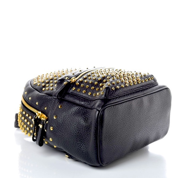 AUTHENTIC MCM Lambskin Crystal Studded Backpack. - Picture 3 of 6